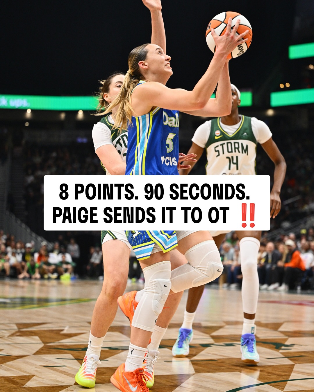 Refused to quit 😤

Eight points in under two minutes from Paige Bueckers to send us to overtime!

DAL-SEA | League Pass | WNBA Pride | @coach