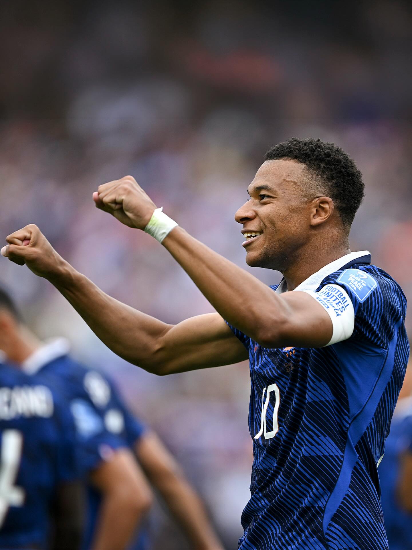 🇫🇷 @K.Mbappe reaches 💯 matches with the French national team!
💪 ¡Mbappé alcanza los 100 partidos con la selección francesa!
#FIFAWorldCup
