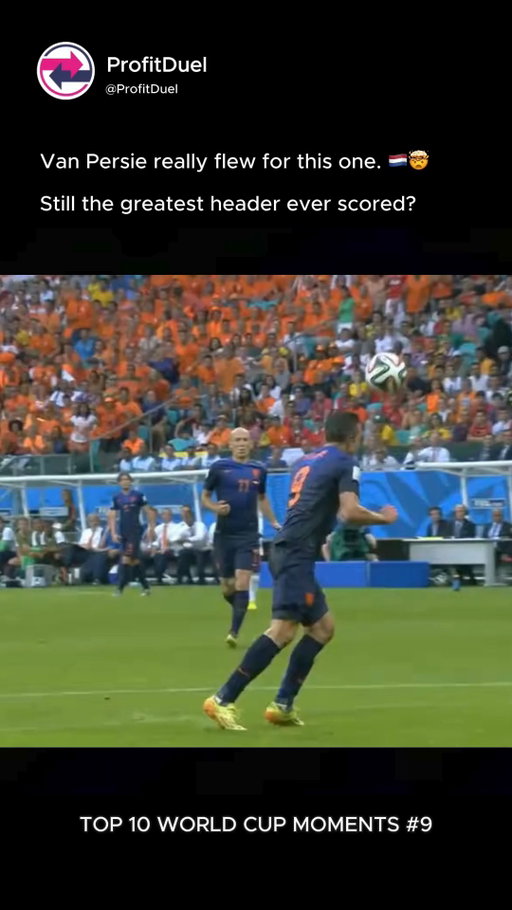 🤯 The header that broke the internet before "breaking the internet" was even a thing.

Robin van Persie launched himself through the air and scored one of the most iconic goals in soccer history against defending champions Spain at Brazil 2014. 🇳🇱🔥

Still the greatest header ever scored? 👀

#RobinVanPersie #FlyingDutchman #Soccer #SoccerHistory