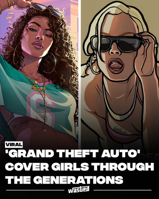 The women featured on Grand Theft Auto covers have become nearly as iconic as the games themselves, a recurring fixture of the series' instantly recognizable collage art. Some are based directly on in-game characters, while others were created purely for the promotional artwork, but together they have become a defining piece of the franchise's visual identity since the 3D era began.

The most legendary is the GTA 5 "bikini girl," a blonde lounging and checking her phone, modeled on Shelby Welinder, a real model Rockstar hired for the 2013 shoot. The GTA 4 cover featured a woman in a window panel, GTA: Vice City placed a woman in pink in its grid, and San Andreas leaned on its street-culture panels. Each became plastered across billboards, posters, and millions of game cases worldwide.

Now Lucia is rewriting that tradition. As the female lead of GTA 6 and the first-ever female protagonist in a mainline GTA game, she anchors the newly revealed cover art rather than serving as background decoration. Half of the game's Bonnie-and-Clyde duo alongside Jason, she marks a shift from cover "girl" to playable star, and fans have already embraced her as an icon of the most anticipated game in years.

Sources: Rockstar Games, IGN, Kotaku.

Media: Rockstar Games