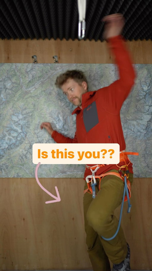 Or don’t use one. Or do it the way you prefer. It’s just a suggestion. 😅#mountains #climbing #mountainguide
