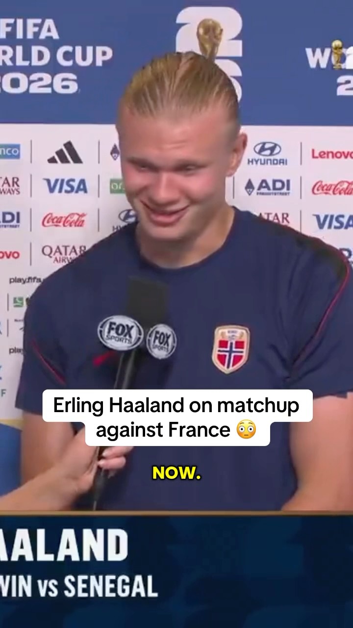Erling Haaland was very honest when asked about Norway’s upcoming match against France and Mbappe. Do you agree? 

#FIFAWorldCup