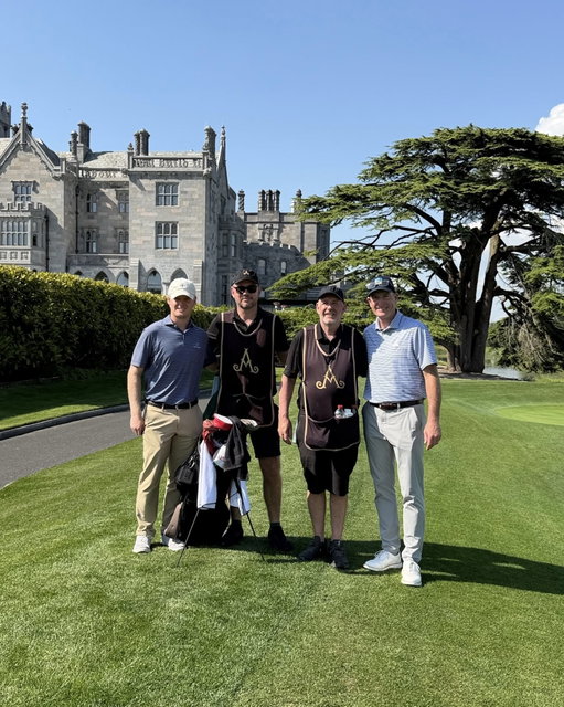 The work is well underway. Captain Jim Furyk got his first look at Adare Manor, and the beauty and charm of this place speak for themselves. 🏆

#GoUSA