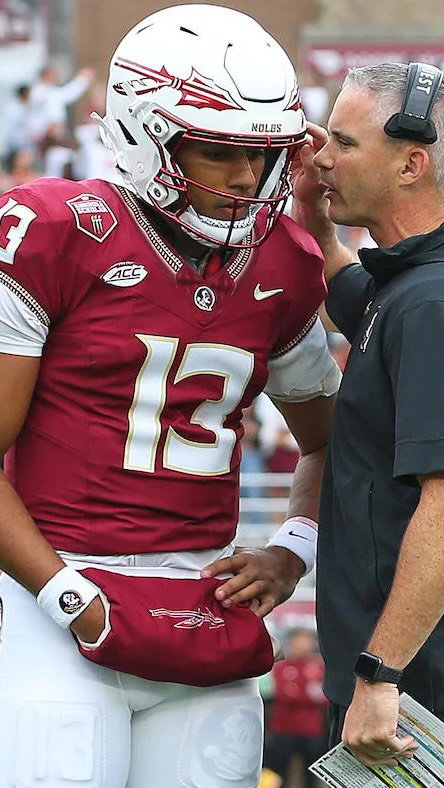 Jordan Travis responds to Coach Norvell ❤️

#fsufootball #floridastatefootball #collegefootball