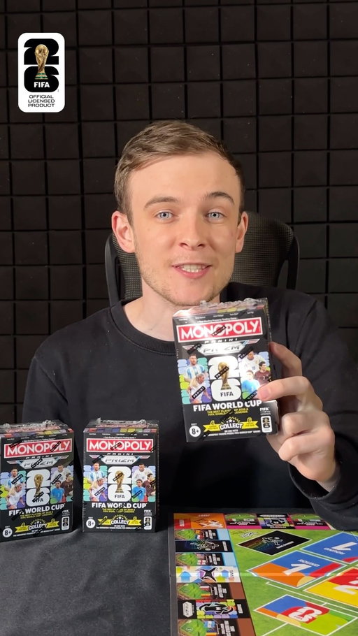 I Opened a Ideally changed to Monopoly Panini Prizm FIFA World Cup 26TM Booster Box and found ______  @monopolygameofficial @smythstoys 
Buy the board game from Smyths here - https://bit.ly/smyths_paid_uk_ig_1 
Buy the booster box from Smyths here - https://bit.ly/smyths_paid_uk_ig_2
#ad #worldcup