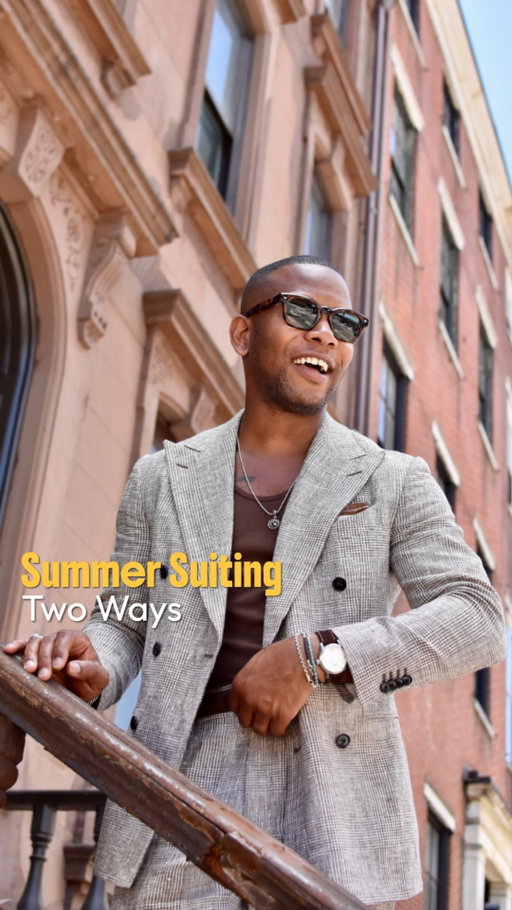 Here are a few quick ways to step into your summer suiting era without melting!

Ribbed tanks, linen blends and white trousers! For more style tips on these looks and to shop, visit MensStylePro.com (link in bio)

Suit, loafers and white trouser are current @suitsupply

#MensStylePro #menswear #Style