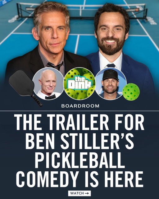 Apple TV+ dropped the first trailer for ‘The Dink,’ starring Ben Stiller and Jake Johnson. ⁠
⁠
The comedy follows a former tennis phenom who turns to pickleball after an injury, with Mary Steenburgen, Ed Harris and Andy Roddick joining the cast.⁠
⁠
Streaming begins July 24.⁠
⁠
(🎥: @appletv)