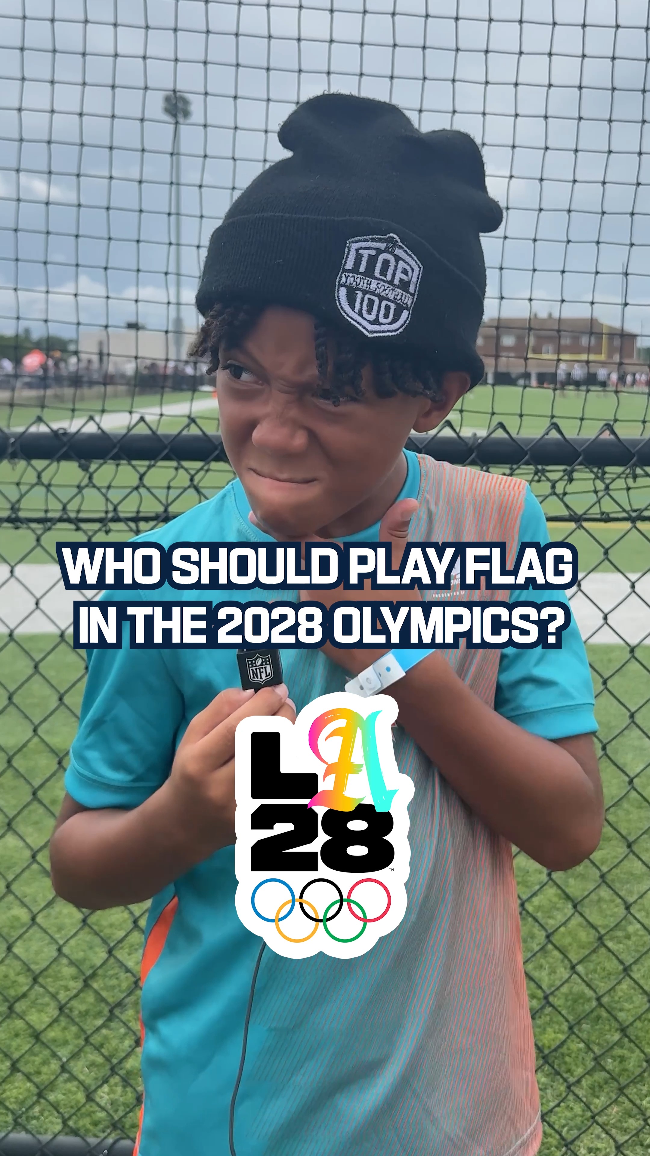 the kids are building Team USA's flag football roster 🇺🇸 #OlympicDay