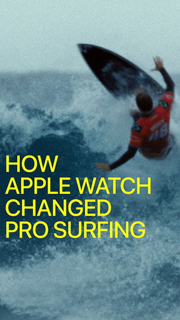Board. Rashie. Apple Watch. 

See why Apple Watch has become essential for pro surfers. 

This is #AppleAtPlay with @wsl 

Music: “Catching Light” by Assa Raviv