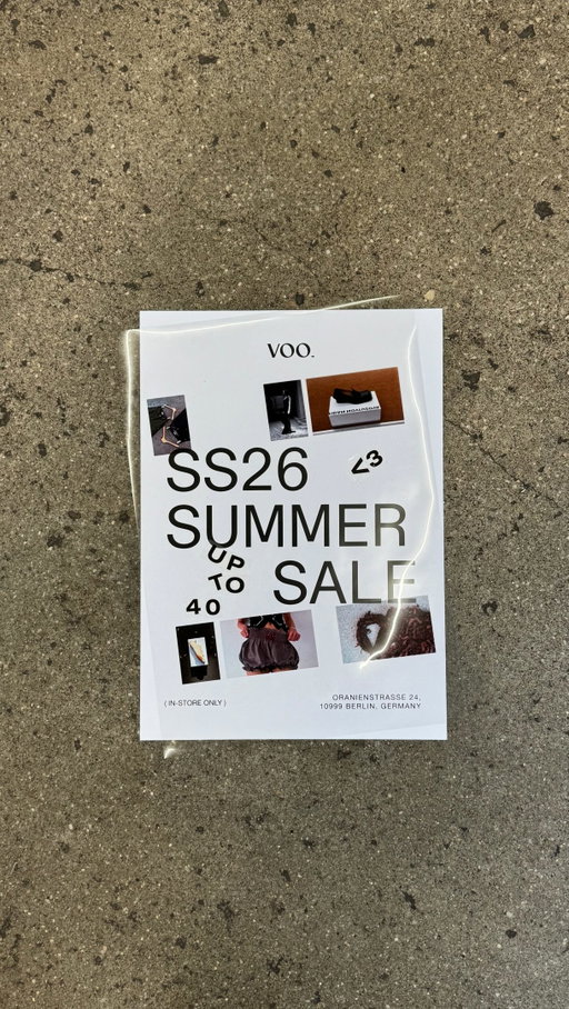 Our Summer Sale starts today, with up to 40% off selected summer pieces, in-store only.

See you at Voo! ❤️