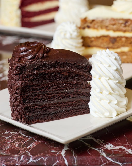 You better save room for some Deep Dark Fudge Cake. ✨