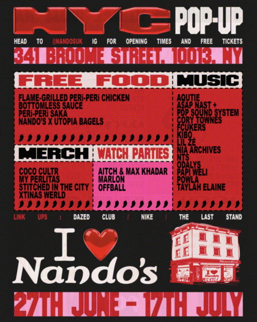 NYC we can’t wait to see you. we kick things off this saturday:

• 12-3pm: free PERi-PERi 🌶️ 
• 4-8pm: Extra Hot watch party hosted by @aitch and @maxkhadarr ⚽️ head to our stories for tickets

stay tuned for weekly schedules and event access 🤝