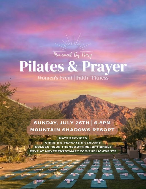 Excited for this one ✨🤸🏼‍♂️🙏🏼💛

Very grateful to @mountainshadowsaz for hosting us again for Pilates & Prayer!

RSVP is LIVE & there are limited spots 💛 go to link in bio or MovementByMary.com/public-events

#pilates #arizona #scottsdale #christian