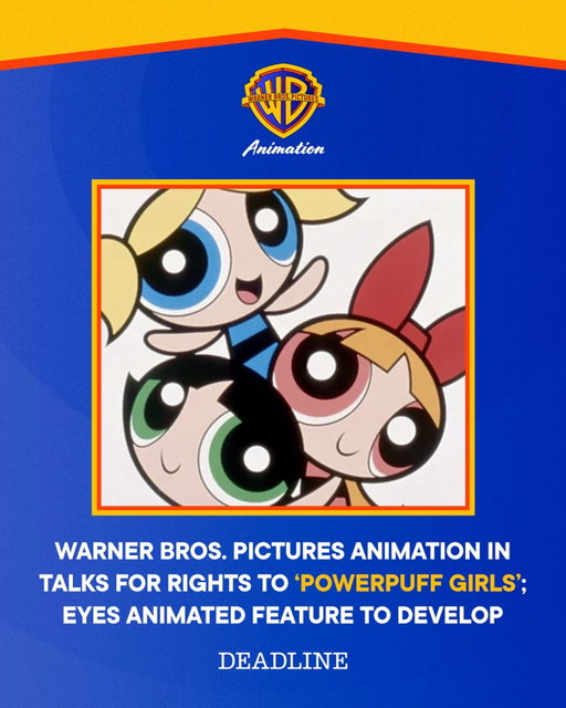 Sugar, spice, and everything nice.

Warner Bros. Pictures Animation is in talks for the rights to “The Powerpuff Girls” to develop an animated feature.