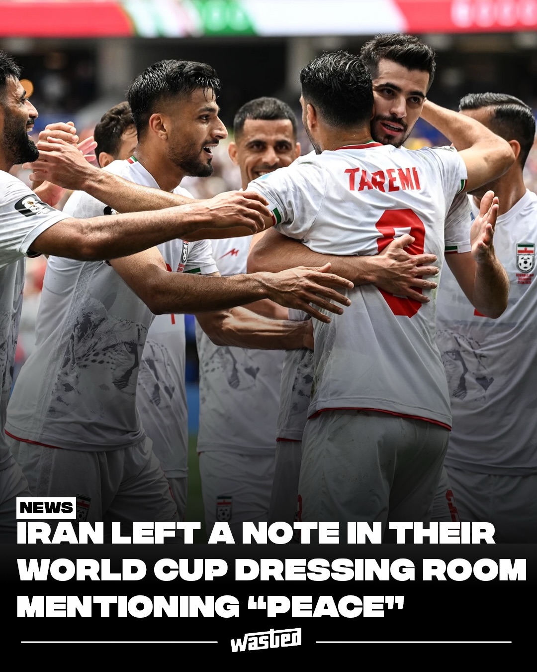 After playing their first two World Cup matches in Los Angeles, Iran's national team left a handwritten note in their SoFi Stadium dressing room thanking the city for its hospitality and calling for peace. The Football Federation of Iran released the message, which quickly went viral as a gesture of sportsmanship amid a politically fraught tournament for the team.

"From the ancient Persia of thousands of years ago to the civilised Iran of today, the spirit of Iran remains alive and steadfast," the note read. "We came to Los Angeles with pride, competed with honour, and leave with dignity. Thank you, Los Angeles, for your hospitality." It closed with thanks to Iranian fans and the line, "May peace, respect and friendship prevail among all nations."

The gesture came against a tense backdrop. Iran has been based in Tijuana, Mexico, commuting across the border for matches because of US travel restrictions, with several staff and officials denied visas, conditions coach Amir Ghalenoei has repeatedly protested. On the pitch, the team held firm, drawing 2-2 with New Zealand and 0-0 with Belgium to stay unbeaten in Group G. They now head to Seattle to face Egypt on June 26, where a win would likely send them into the knockout stages.

Sources: ESPN, The Globe and Mail, The National.