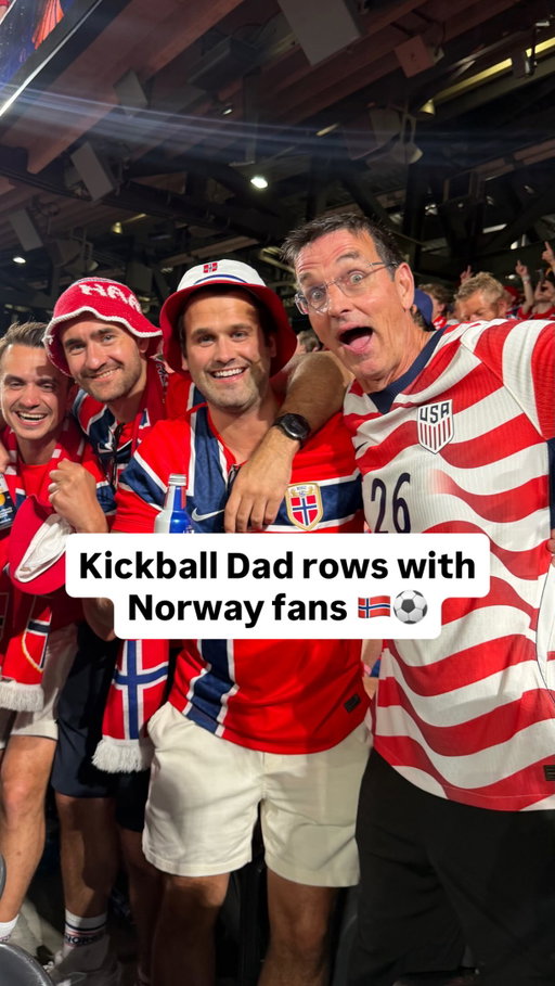 Kickball Dad rowed with the Norwegian fans and Erling Haaland scored a brace 🇳🇴 Norway vs. Senegal was so much fun #worldcup #fifaworldcup #soccer