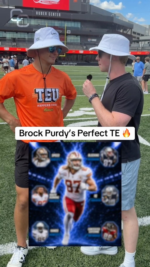 Brock Purdy building his PERFECT Tight End 👀🔥

#nfl #footballtiktok #49ers #sanfrancisco #fyp