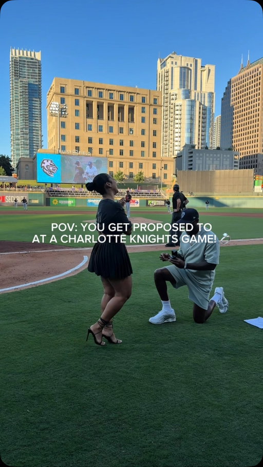 True love at Truist Field!🥹