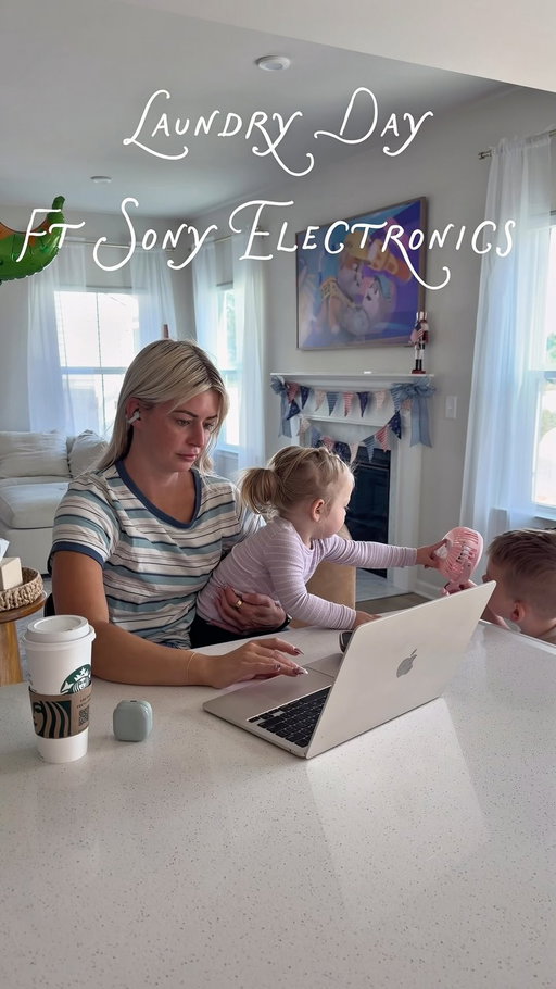 mom life at its finest- always multitasking and keeping up with the chaos!! Thanks @sonyelectronics for making folding laundry tolerable.
The Sony LinkBuds Clip have been my go-to for staying connected while still hearing what’s going on around me, and they’re on sale for $50 off this week for Amazon Prime Day!

Check out my Instagram Story and bio for the link!

#sponsoredbysony #momlife #momhack #sonyheadphones