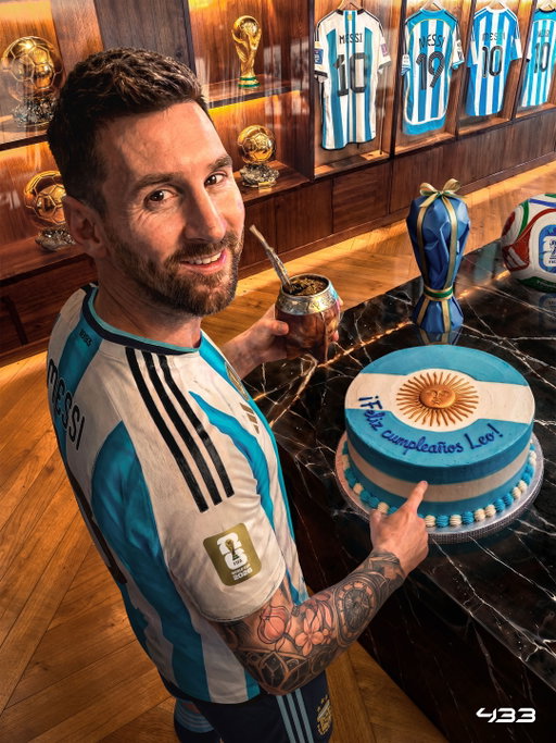 𝟑𝟗 𝐘𝐄𝐀𝐑𝐒 𝐎𝐅 𝐋𝐈𝐎𝐍𝐄𝐋 𝐌𝐄𝐒𝐒𝐈 🎉

On this day 39 years ago, a young boy was born in Rosario. 🇦🇷

For almost two decades, we have watched magic, records, trophies, and moments that will live forever in football history.

916 goals, 416 assists. 1,332 goal contributions in 1,158 games.

World Cup, Champions League, Ballon d'Ors... He has won everything there is to win. 🏆

He has now turned 39, but he is still delivering. Still scoring goals. Still doing it all as if it’s the most normal thing in the world.

Happy Birthday, Lionel Messi. And thank you for giving us all these magic moments. 🥹