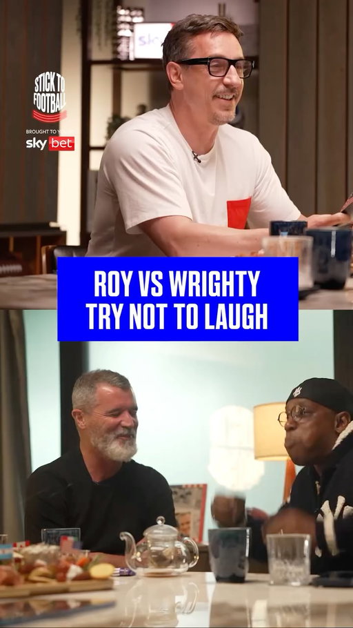 Who cracks first? 👀

Roy & Wrighty take on Gary's 'Try Not to Laugh Challenge'... 🤣