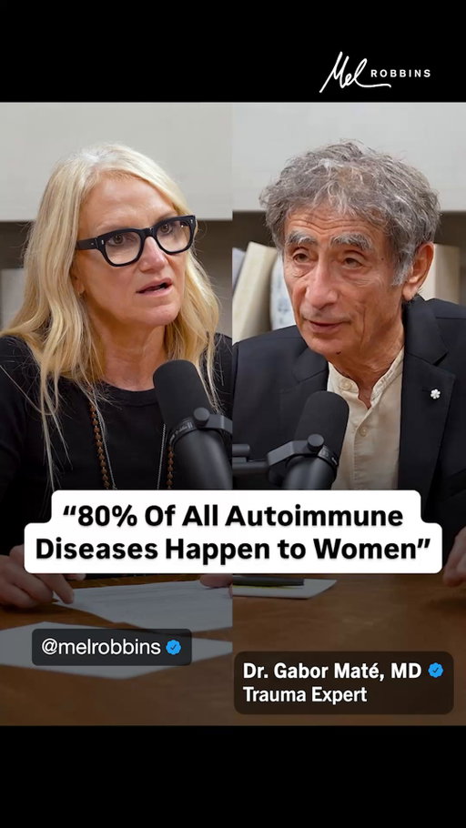 This statistic about women and autoimmune diseases will leave you SHOCKED. 😲

World-renowned trauma expert, @gabormatemd is on this episode of @themelrobbinspodcast to uncover how your early life experiences can shape the way you feel and function today, both mentally and physically. 

Comment ‘Listen’ and I’ll DM you a link to the full episode.

🎧 “Dr. Gabor Maté: The Shocking Link Between ADHD, Addiction, Autoimmune Diseases, & Trauma”

Listen on Spotify, Apple Podcasts, or YouTube - search “Mel Robbins Podcast Gabor Maté”