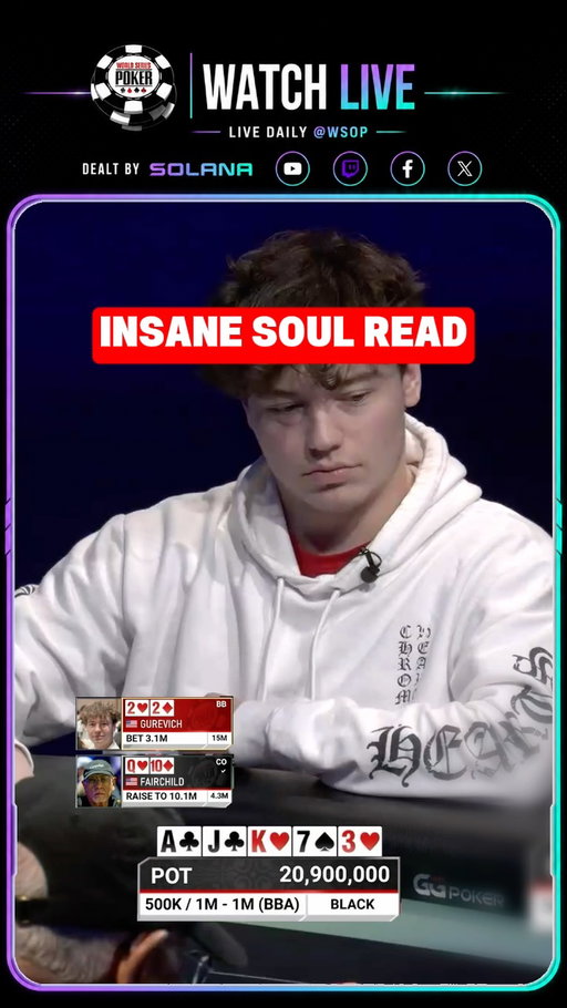 They Called Each Other's Exact Hands! 

Deep in the WSOP Millionaire Maker, both players make an incredible read, accurately calling out the exact hand their opponent is holding.