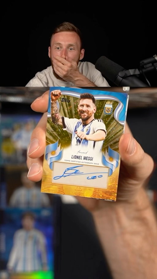 SPEECHLESS. 😶🤯

The moment a 1/1 Lionel Messi Autograph card from the Argentina Team Set was revealed, the collector didn’t even know what to say 💎✍️🇦🇷

A true one-of-one featuring the signature of a World Champion and one of the greatest players to ever grace the game is the kind of pull collectors dream about 👑⚽✨