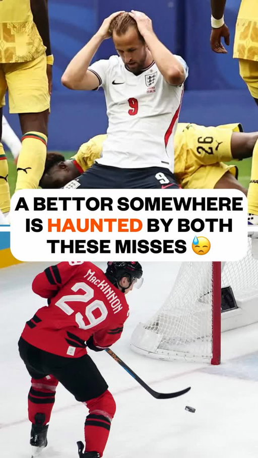 Prayers to you if you had money on Nathan MacKinnon to score in the gold medal game vs. USA in the Winter Olympics AND Harry Kane to score vs. Ghana. These misses will forever be infamous. 🙏
