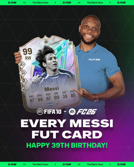 Happy birthday to Messi! What’s your fav Messi FUT card of all time? 🇦🇷