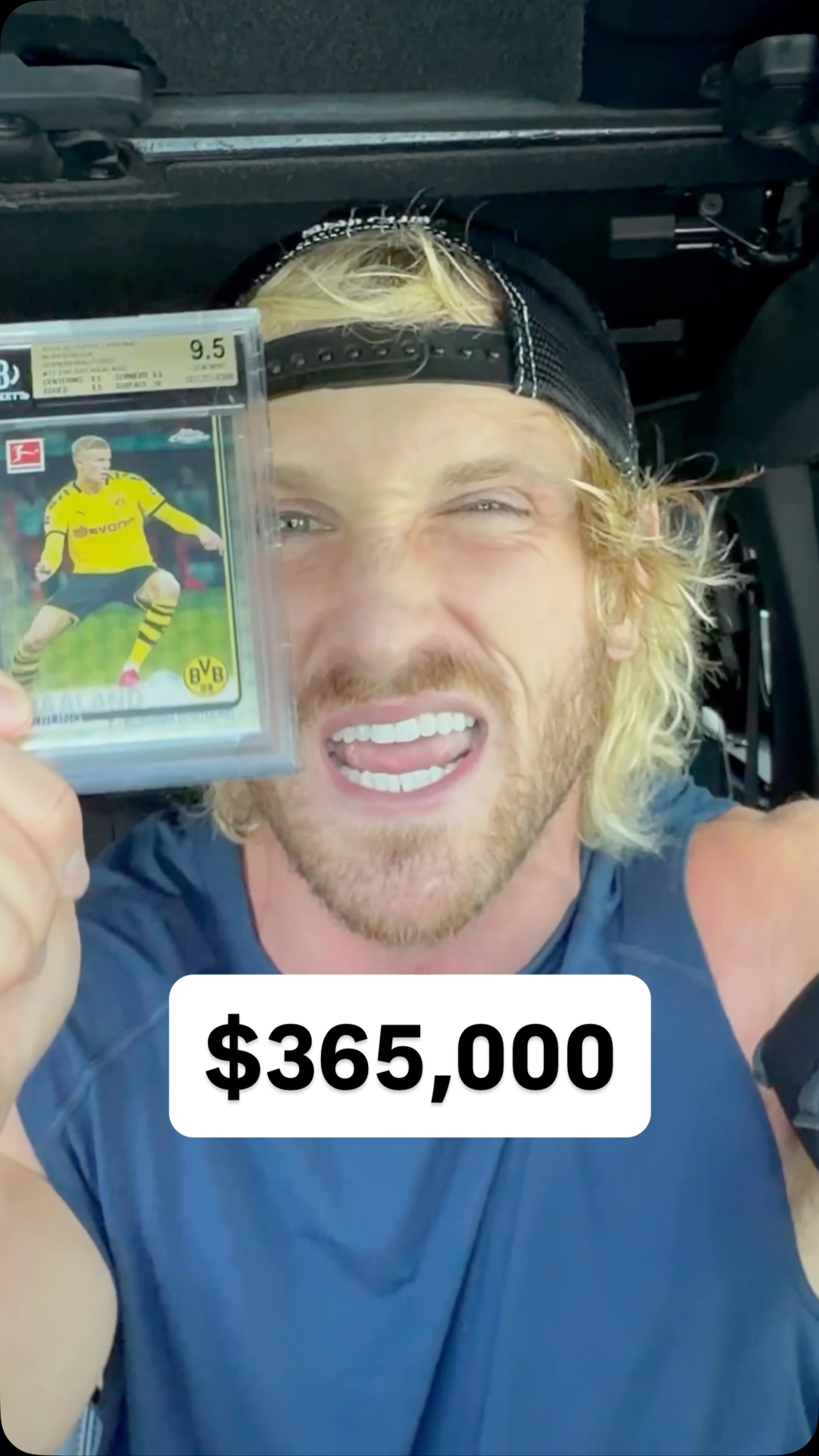 What’s it worth now?? The greatest card of generational athlete @erling is leaving my personal collection 

3 years ago I bought Erling Haaland’s 1/1 Rookie Superfractor for $365,000 — a decision I made after spending some time with him and seeing firsthand his unbelievable commitment to Soccer (yes, soccer). I decided to go all-in on his trading cards… and I’m finally letting 2/3 of them go

As of this post, he’s scored 4 goals in his first two games in the World Cup, and imo we’re witnessing the rise of a future 🐐 

HAALAND, HAALAND 🇳🇴 

Check out the card rn on Goldin.com, auction closes July 2 @kengoldin @goldinco