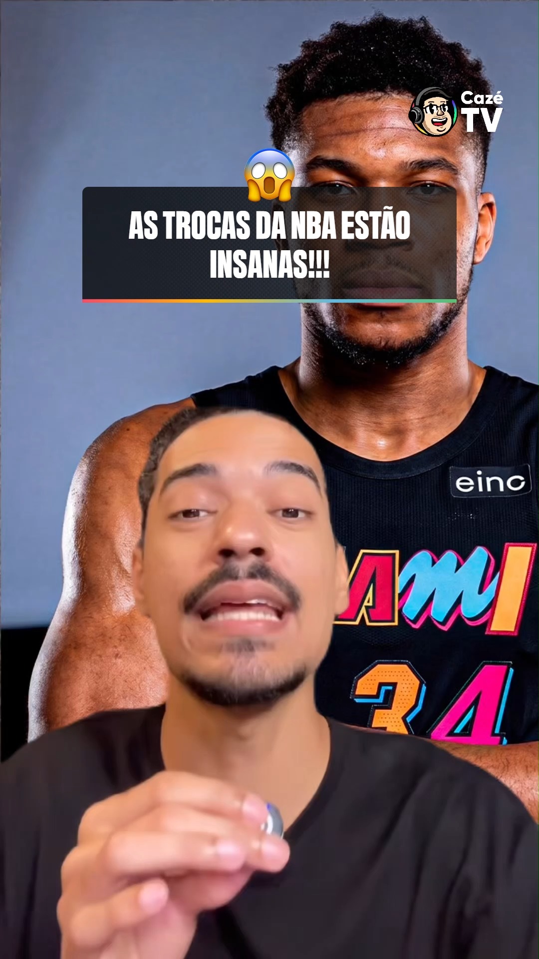 SIM! O MERCADO DA NBA TÁ UMA LOUCURA! 😱😱 Mas se você se perdeu no meio de tanta troca, calma!!! 

O @lessabryan chegou para explicar as principais movimentações da janela e tudo o que mudou na liga nos últimos dias 🔥

E sim, tem GIANNIS ANTETOKOUNMPO NO MIAMI HEAT! 🤯🤯 

#PlanejamentoCazéTV #NBA #Basquete #Olímpicos #cztv38