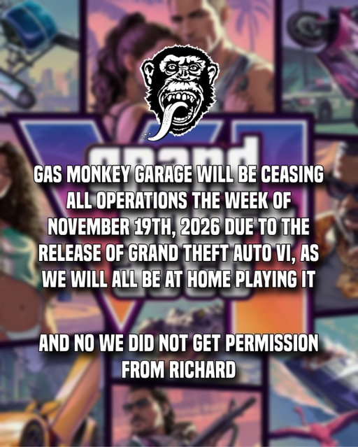 On another note, should we take the F6 to Miami for when the game comes out? 🤔

#gasmonkeygarage #richardrawlings #cars #ferrari #gtavi