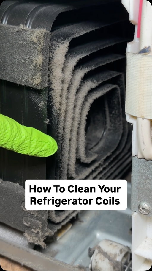 Cleaning your refrigerator coils will save you money!