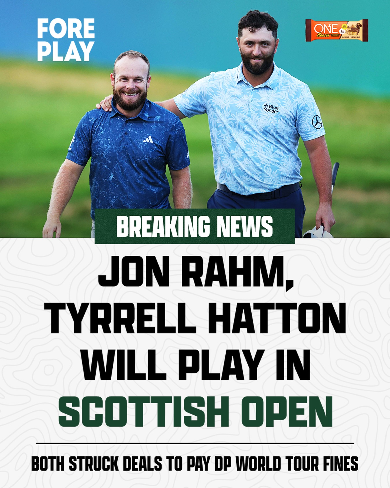 Jon Rahm and Tyrrell Hatton will both be in the field for the Scottish Open, a co-sanctioned PGA Tour/DP World Tour event next month 👀

@one1brands