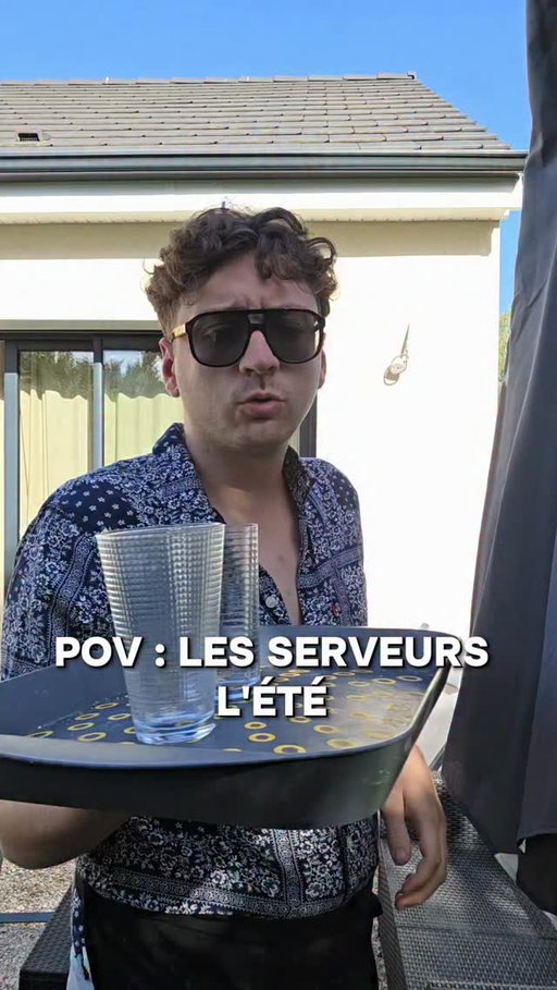 POV : LES SERVEURS L'ÉTÉ #sketch #ete #serveur  #humour #acting