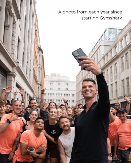 14 years.
14 photos.
 
Looking back, it’s never the big moments that stand out most.
It’s the small steps, repeated over and over again.
 
A lot has changed since starting Gymshark in my parents’ house.

The value of consistency hasn’t.
 
Which year stood out most to you? 👇