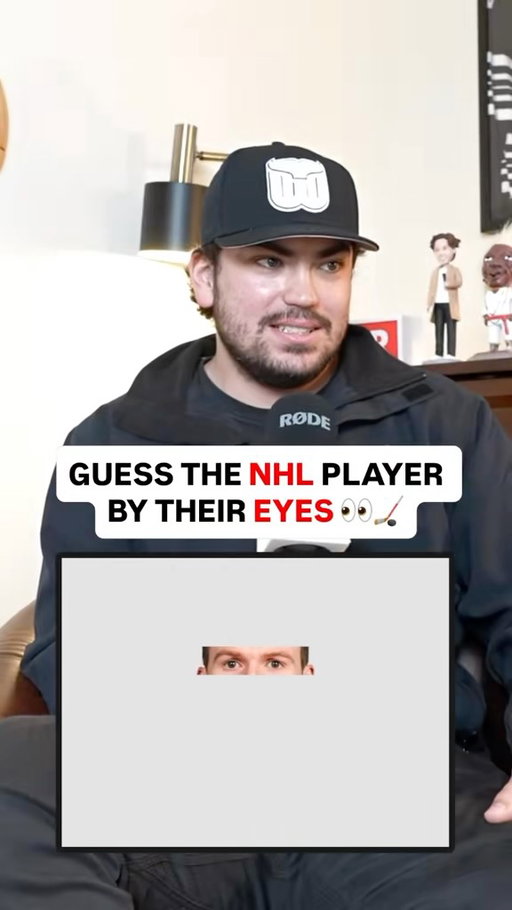 Can you guess the NHL player by their eyes?? 👀🏒

-
-

#nhl #hockey #nhlhockey #nhlallstar #hockeylife
