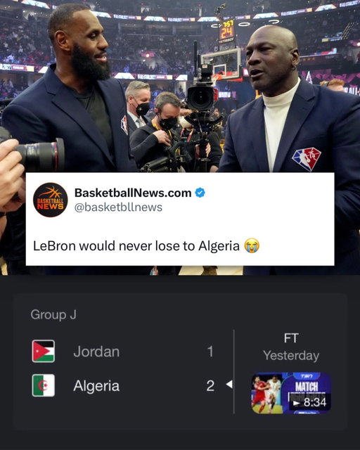 LeBron would drop 60 on Algeria 🐐

Many people consider LeBron James the GOAT because of his combination of greatness, longevity, and versatility. He has dominated the NBA for over two decades, won championships with multiple franchises, become the league’s all-time leading scorer, and remained one of the best players in basketball well into his late 30s and 40s. Very few athletes in any sport have sustained elite performance for that long.

LeBron’s all-around game is another major reason. He can score, pass, rebound, defend, and control the pace of a game at an elite level. Unlike most superstars, he has often been the primary scorer and primary playmaker at the same time. His basketball IQ and ability to elevate teammates have helped teams reach the playoffs and Finals year after year.

The GOAT debate will always include legends like Michael Jordan, but LeBron’s supporters point to his unmatched longevity, statistical achievements, and ability to succeed across different eras as reasons why he deserves the title. Whether someone ranks him first or not, he’s unquestionably one of the greatest players the sport has ever seen.