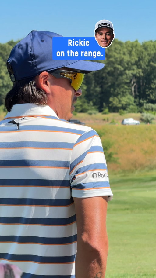 Just two golfers talking shop.