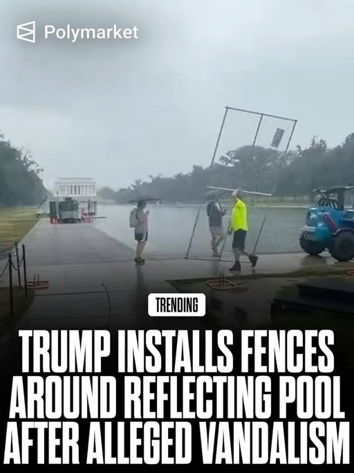 The Trump administration surrounded the Lincoln Memorial Reflecting Pool with fencing and AI-powered surveillance cameras after claiming left-wing activists vandalized the newly renovated site. 

The crackdown follows multiple arrests, disputed allegations of damage, and growing controversy over whether some of those detained merely touched the water.