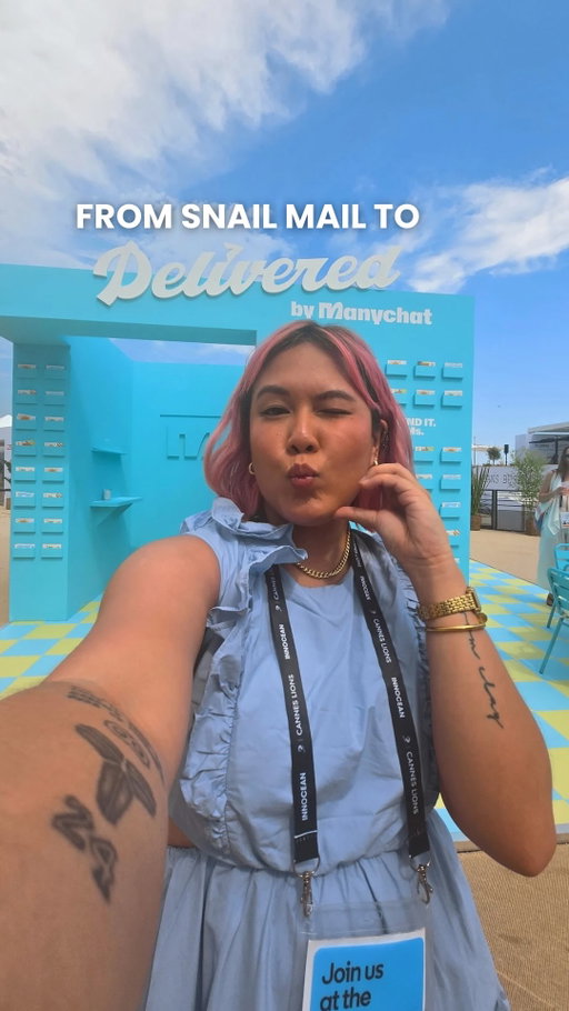 Comment “SOUV” and I’ll send you 30 days of @manychat Pro free… straight to your DMs 🤭 AD

ManyChat and I didn’t wanna make you feel FOMO about everything we’re experiencing in Cannes Lions this year, so we wanted to send you a free souvenir!

Wish you were here 🇫🇷🥐🥹 #ManychatPartner #CannesLions