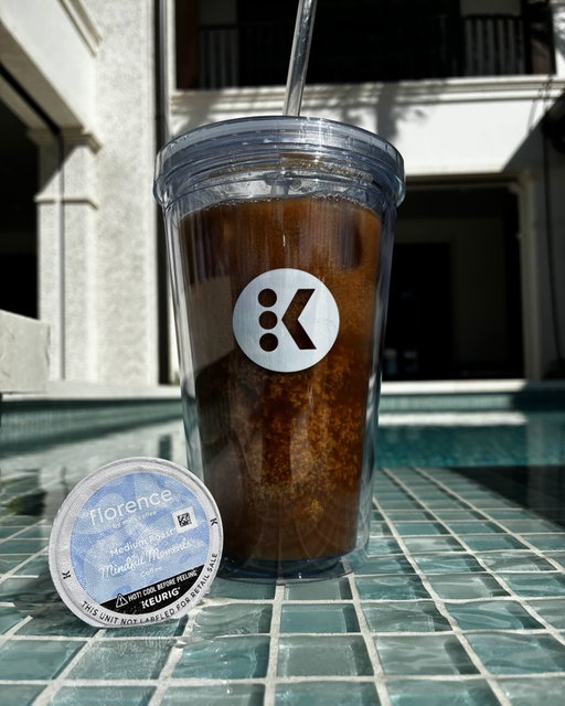 Love at first sip 💖🧊 @keurig