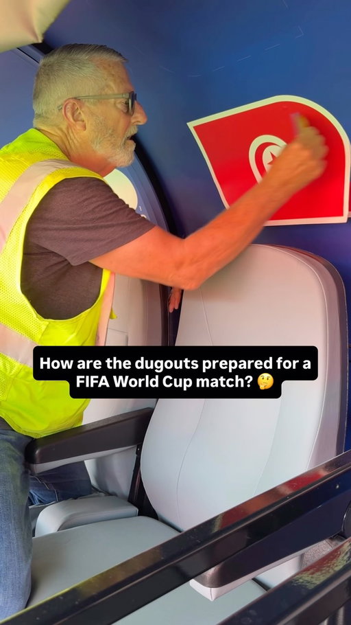 Behind the scenes at Kansas City Stadium 🏟️

A closer look at how team dugouts are prepared ahead of a @fifaworldcup matchday 🙌