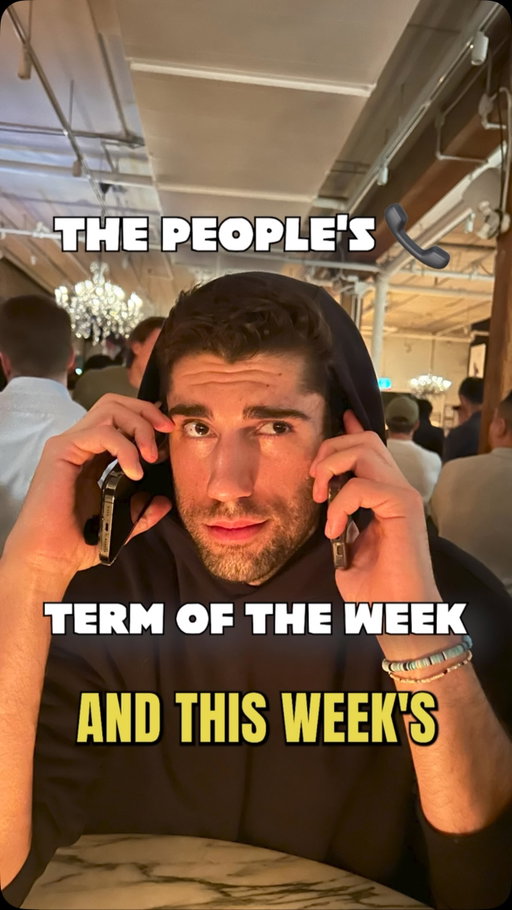 The People’s term of the week: “Give me the green light or I’m running the red” 🚦🍻