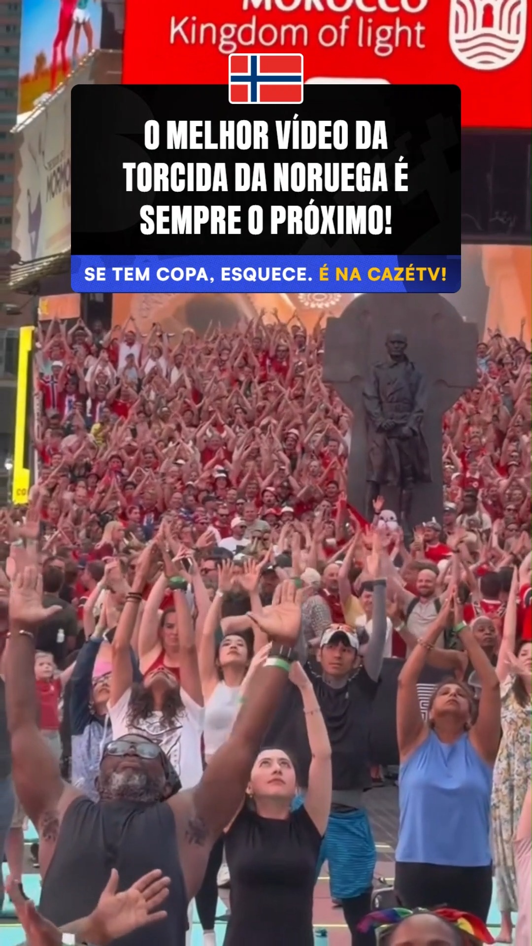 OS VIKINGS TAVAM COMEMORANDO NA TIMES SQUARE E TAVA ROLANDO UMA AULA DE YOGA AO MESMO TEMPO. KKKKKKKKK OS CARAS ENTRARAM NA AULA, PÔ! ABSURDO😂😂😂😂

𝐒𝐄 𝐓𝐄𝐌 𝐂𝐎𝐏𝐀, 𝐄𝐒𝐐𝐔𝐄𝐂𝐄! É na CazéTV! 🏆

🎥  @kid.kevv4

#CoberturaCazéTV #CopaNaCazéTV #Noruega #cztv11