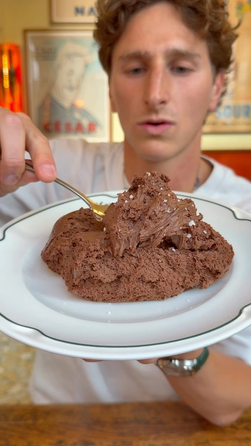 Trying the two most famous chocolate mousse in the world! 
📍 Chez Janou & Le Bon George, Paris 

#parisfood #dessert #chocolate #chocolatemousse