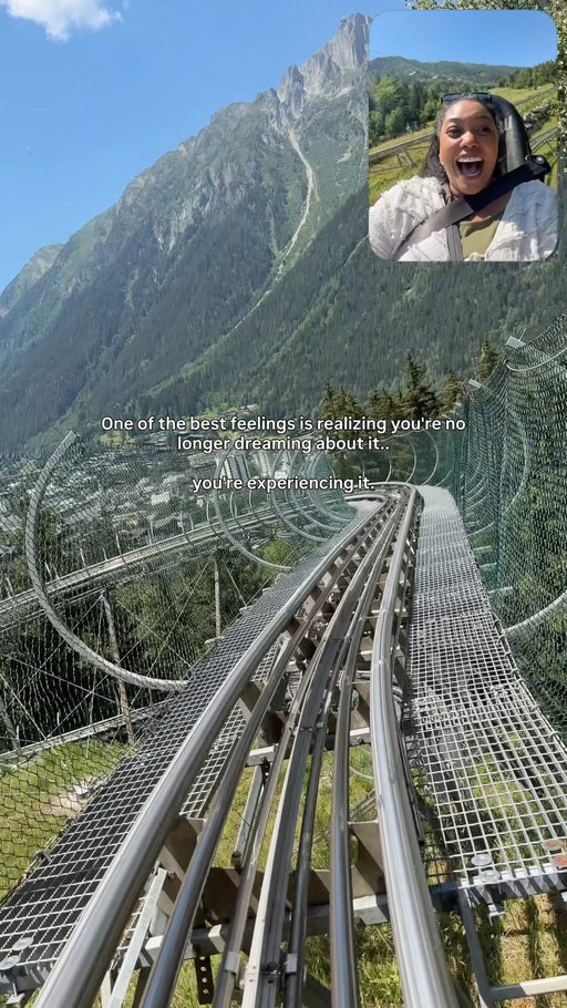 Bucketlist moment, riding the mountain rollercoaster 🎢 🏔️ 

📍Chamonix, France

I’ve wanted to come here ever since I saw bourdaine eat his way through the French Alps. Today, I ate, I laughed, I cried, I screamed and I experienced a lot of beauty in Chamonix. 

#mountainrollercoaster #rollercoaster #alps #france🇫🇷