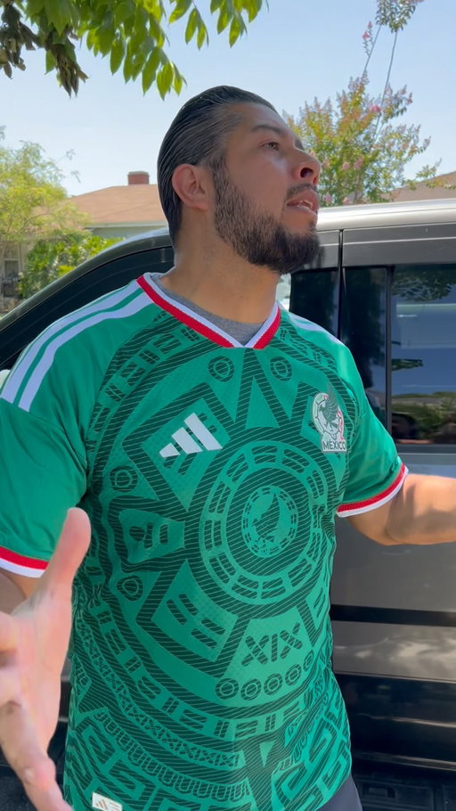 Im on Salvi Probation for wearing the Mexican Jersey 🥺 #worldcup2026 #mexicans #salvadorenos