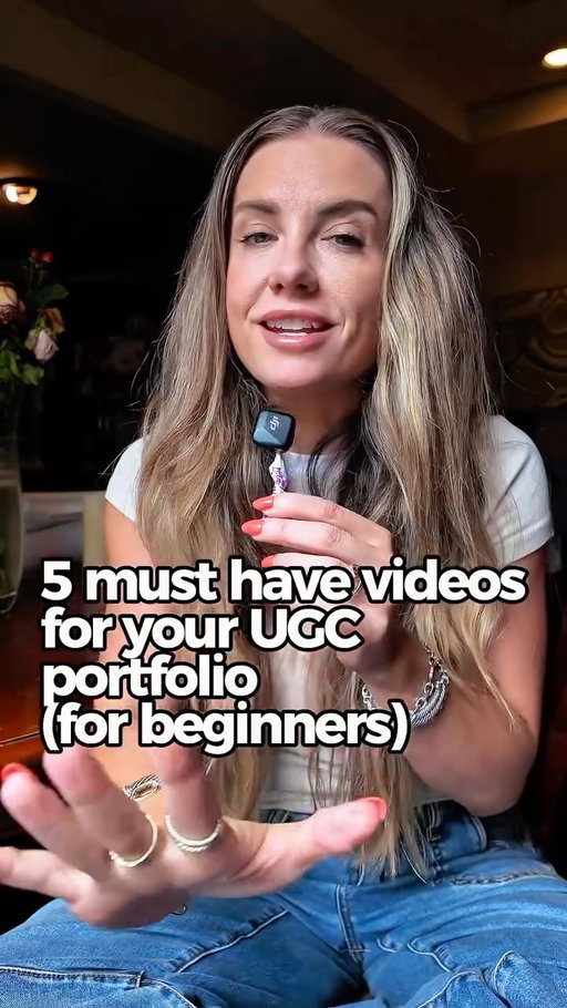 If you are a complete beginner these are the only 5 videos you need in your portfolio to start. A portfolio doesnt have to be overwhelming, you just add to it as you go! These 5 types will have you looking professional and ready for paid work!

If you want to learn more about UGC comment GUIDE and I will send my free UGC beginners guide right to your DMs!

#ugcportfolio #ugctips #ugcforbeginners #contentcreatortips #ugccommunity